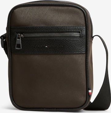 TOMMY HILFIGER Crossbody bag in Brown: front