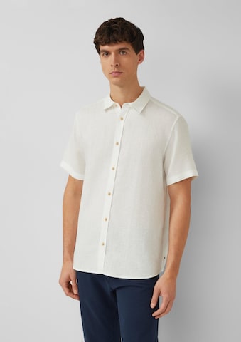 Coupe regular Chemise s.Oliver en beige : devant