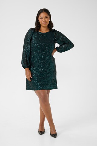 Robe 'Laila' KAFFE CURVE en vert