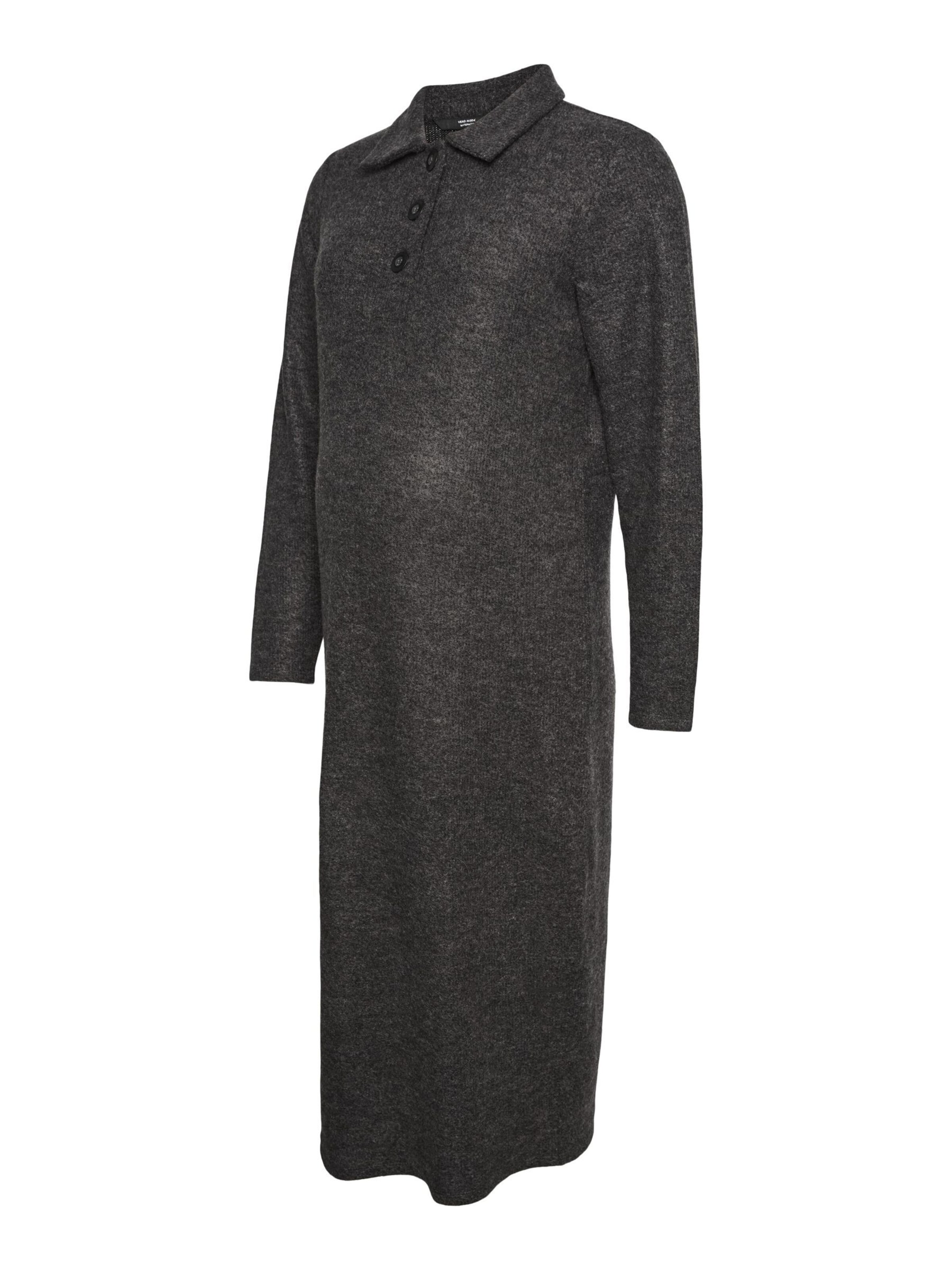 Vero Moda Maternity Kleid 'VMMebba' in Grau: Vorderseite