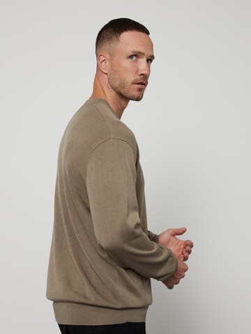 DAN FOX APPAREL Pullover 'Gregor' i brun