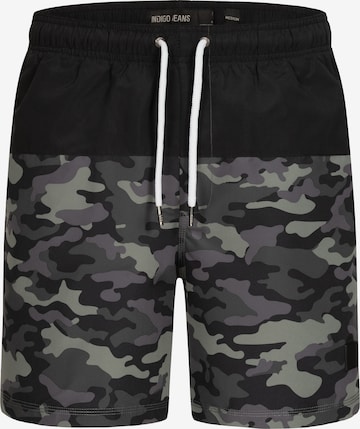 INDICODE JEANS Board Shorts 'Pruitt' in Grey: front