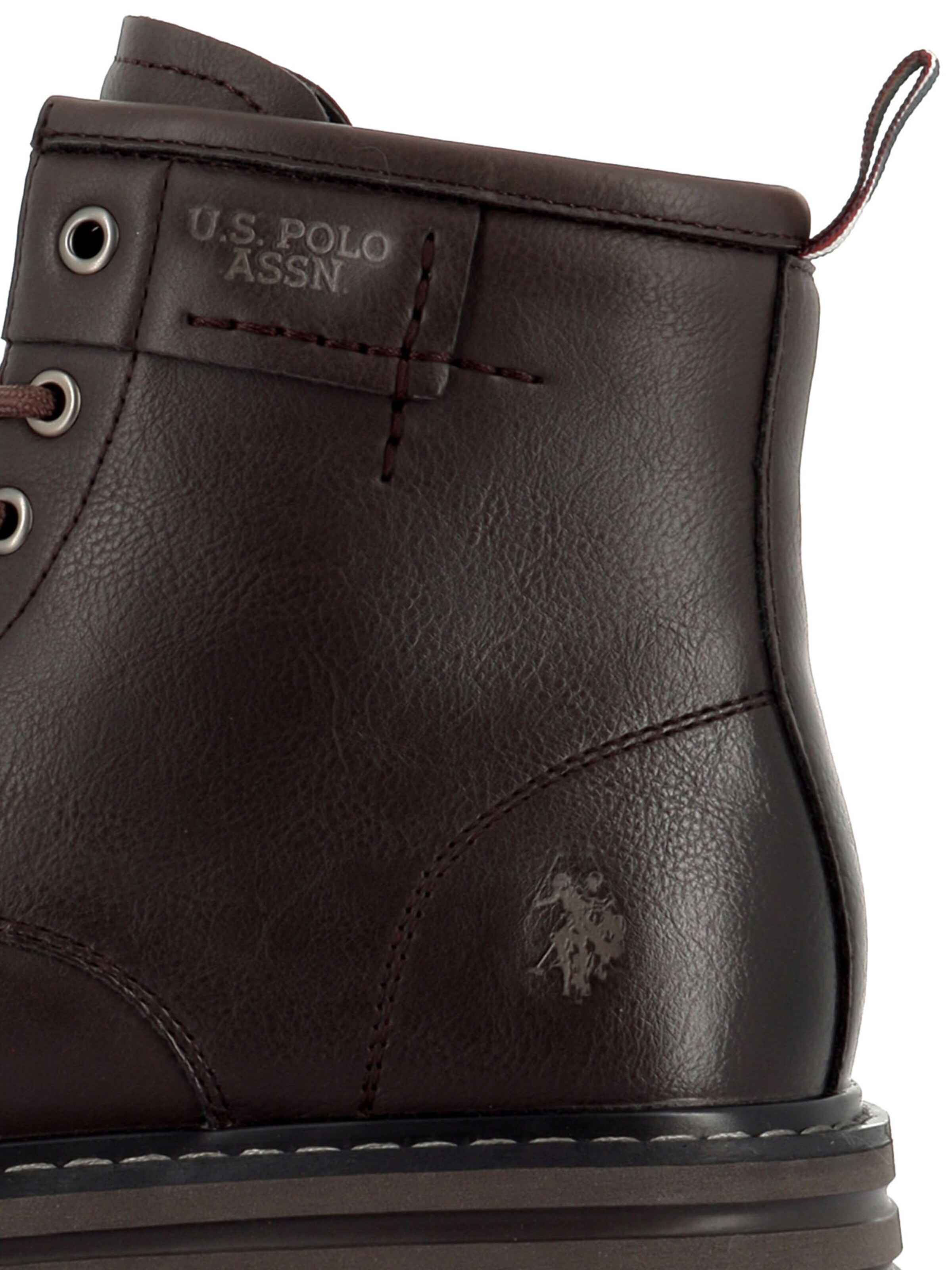 Bottines à lacets 'Berny' US POLO ASSN. en marron