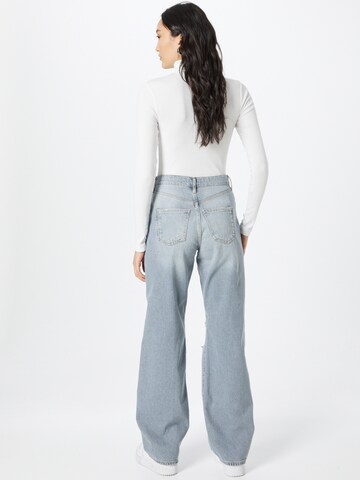 River Island Wide Leg Jeans i blå