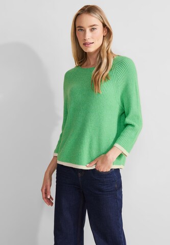 STREET ONE Sweater in Green: front