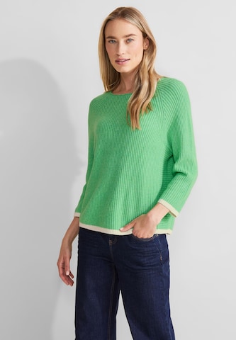 STREET ONE Sweater in Green: front