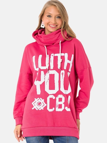 CIPO & BAXX Kapuzensweatshirt in Pink: Vorderseite