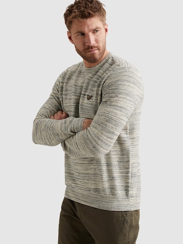 PME Legend Pullover 'PME LEGEND - Pullover with allover texture' i beige
