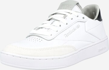 Reebok Platform trainers 'Clean' in White: front