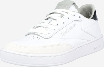 Reebok Platform trainers 'Clean' in White: front