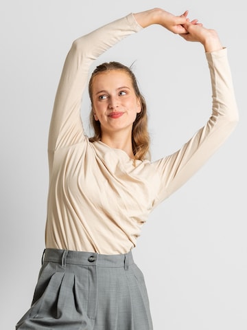 trueStory Shirt 'ELIN' in Beige