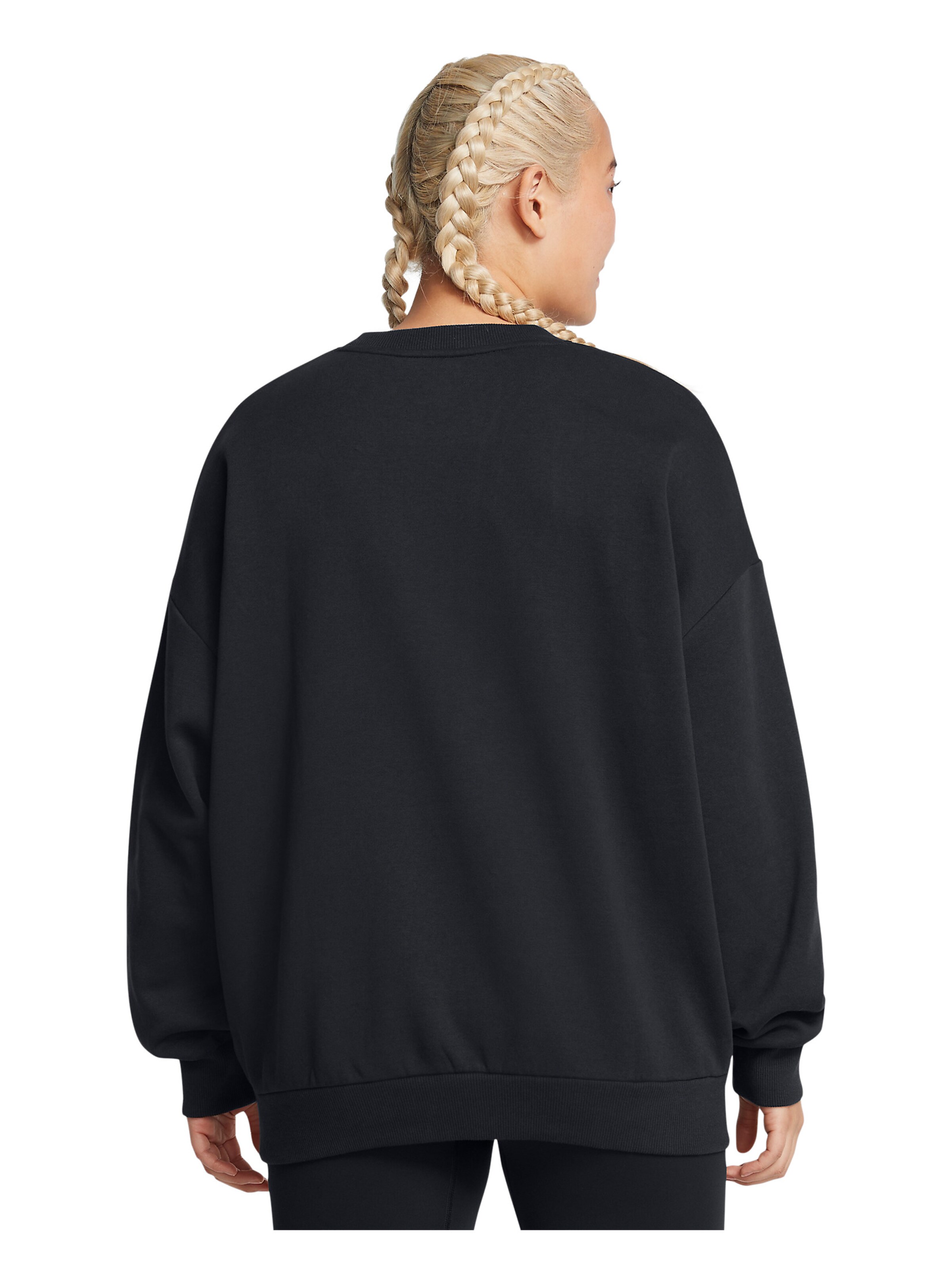 UNDER ARMOUR Sports sweatshirt 'Rival' in Black