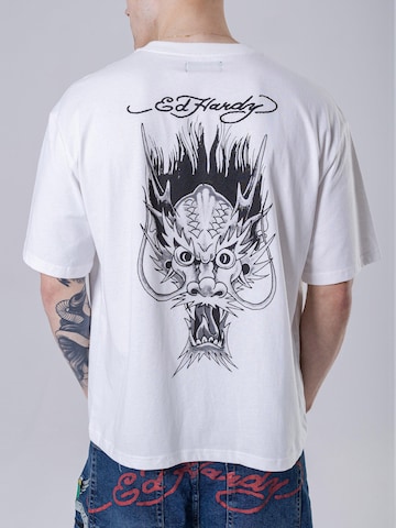Ed Hardy Shirt 'Drags' in Wit