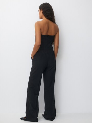 Pull&Bear Jumpsuit in Schwarz