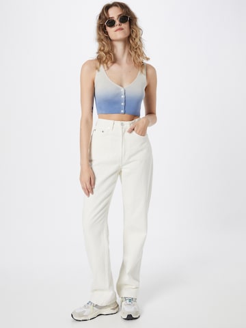 WEEKDAY Gebreide top 'Jeanette' in Blauw