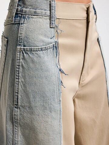 IT'S BASIC Baggy Jeans 'MEGA BAGGY MID RISE JEANS' in Blue