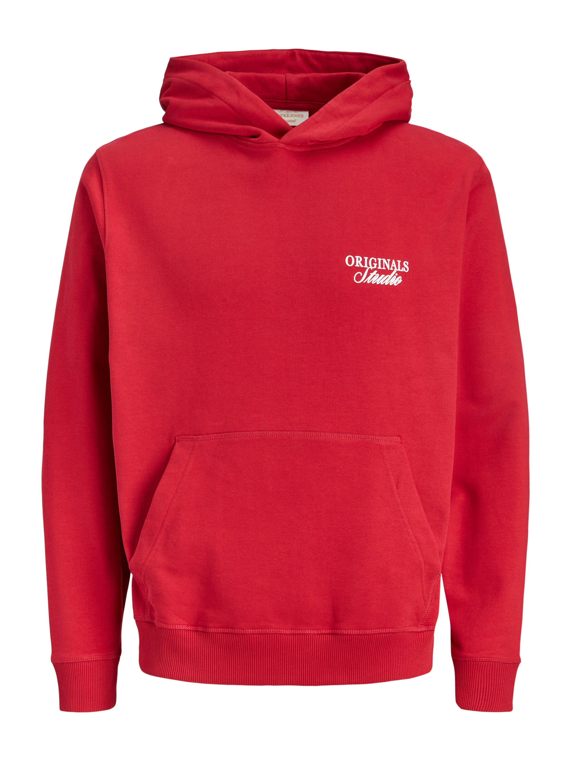 JACK & JONES Μπλούζα φούτερ 'JORNORREBRO' σε κόκκινο: μπροστά