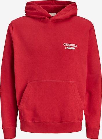 JACK & JONES Μπλούζα φούτερ 'JORNORREBRO' σε κόκκινο: μπροστά