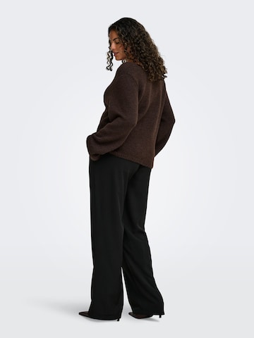 ONLY Carmakoma Pullover 'MAGGIE' in Braun