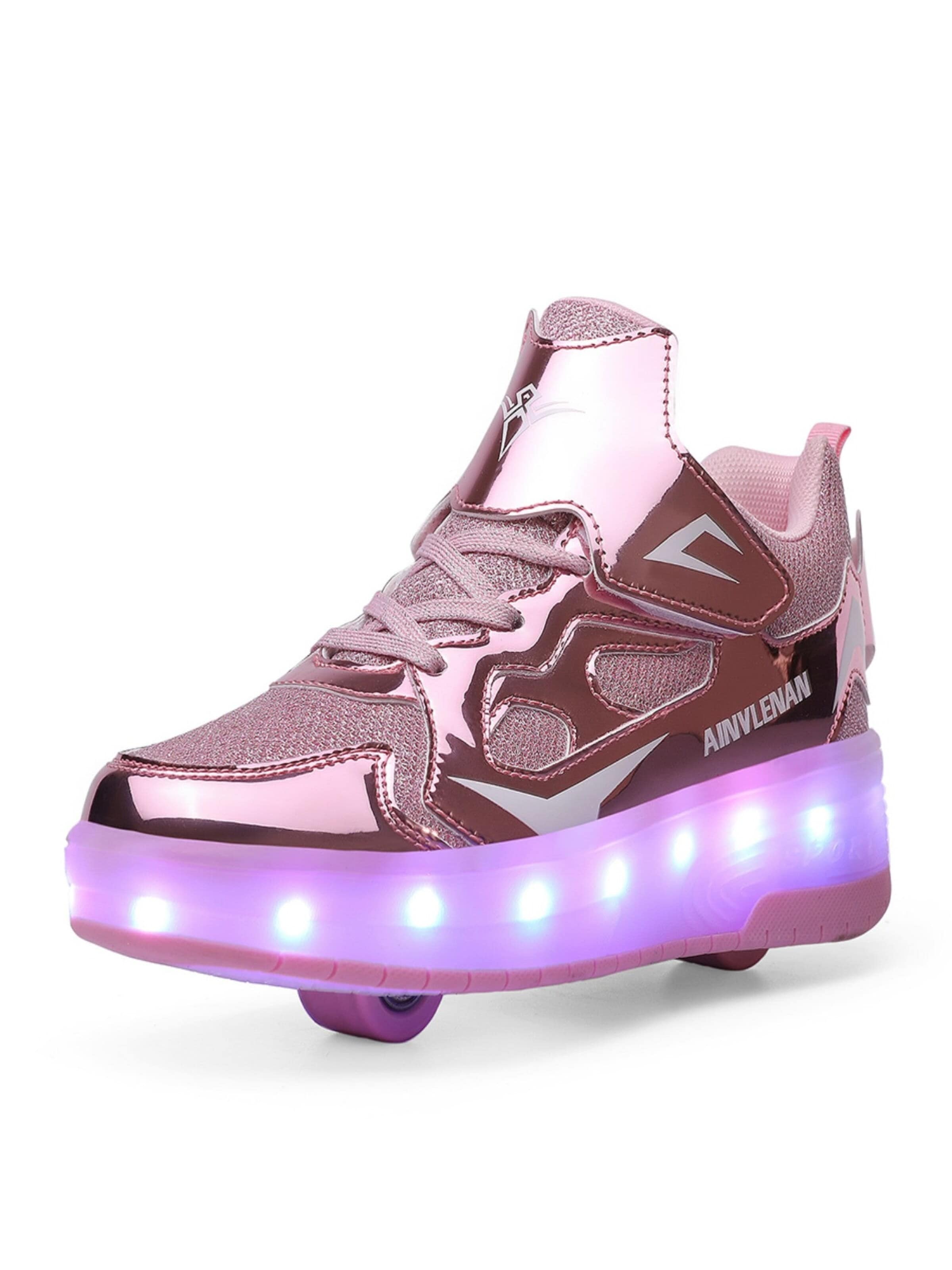 HUSKSWARE Inline and Roller Skates 'Blitz' in Pink: front