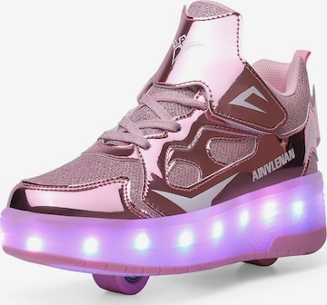 HUSKSWARE Inline and Roller Skates 'Blitz' in Pink: front