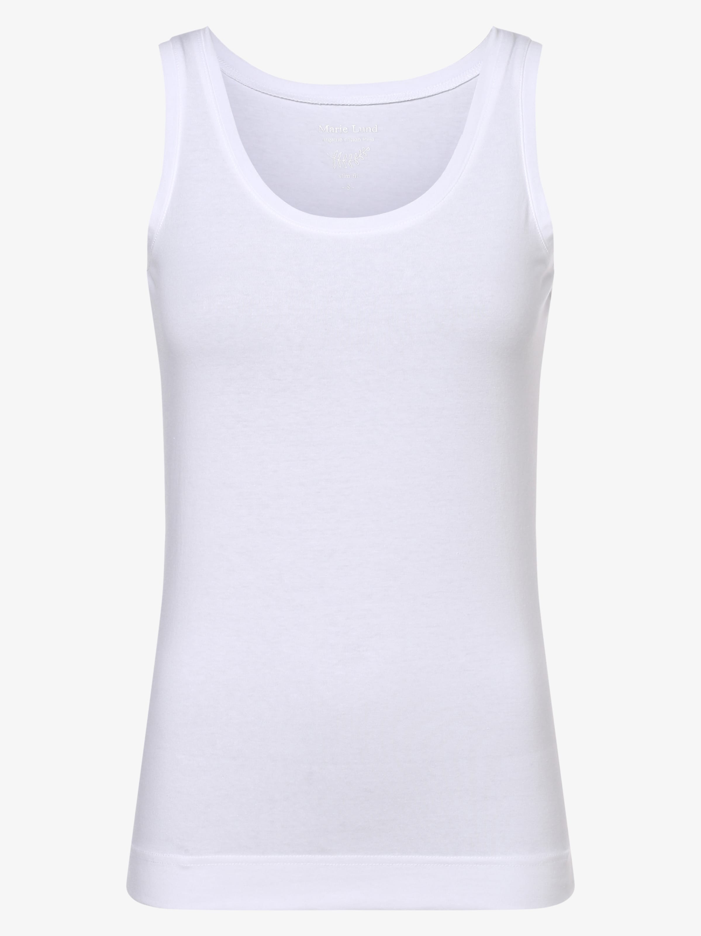 Marie Lund Top in Weiß: Vorderseite