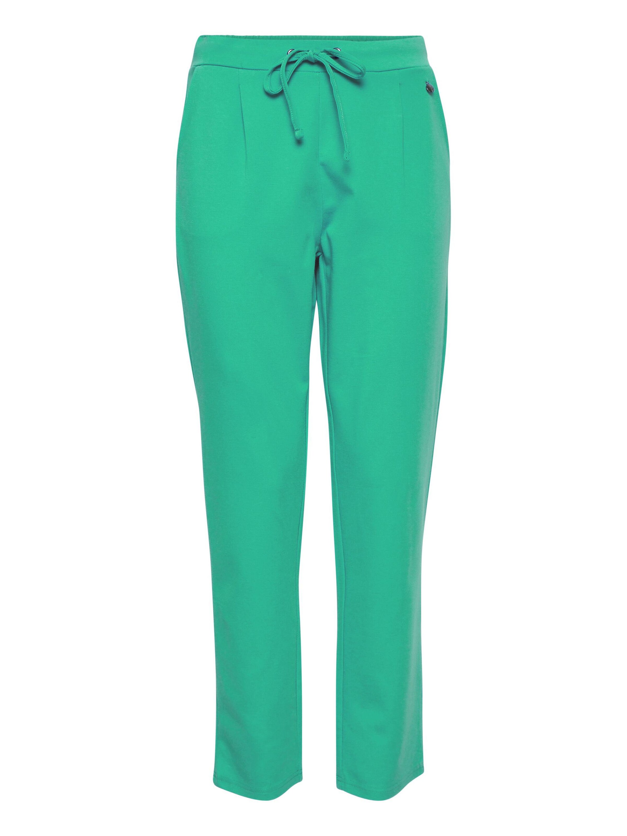 Pantalon à pince 'FRZastretch' Fransa en vert : devant
