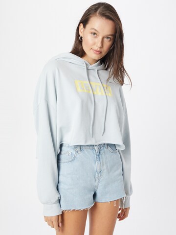 LEVI'S ® Sweatshirt 'Graphic Crop Prism T3' i blå: framsida