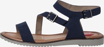 JANA Sandalen met riem in Blauw