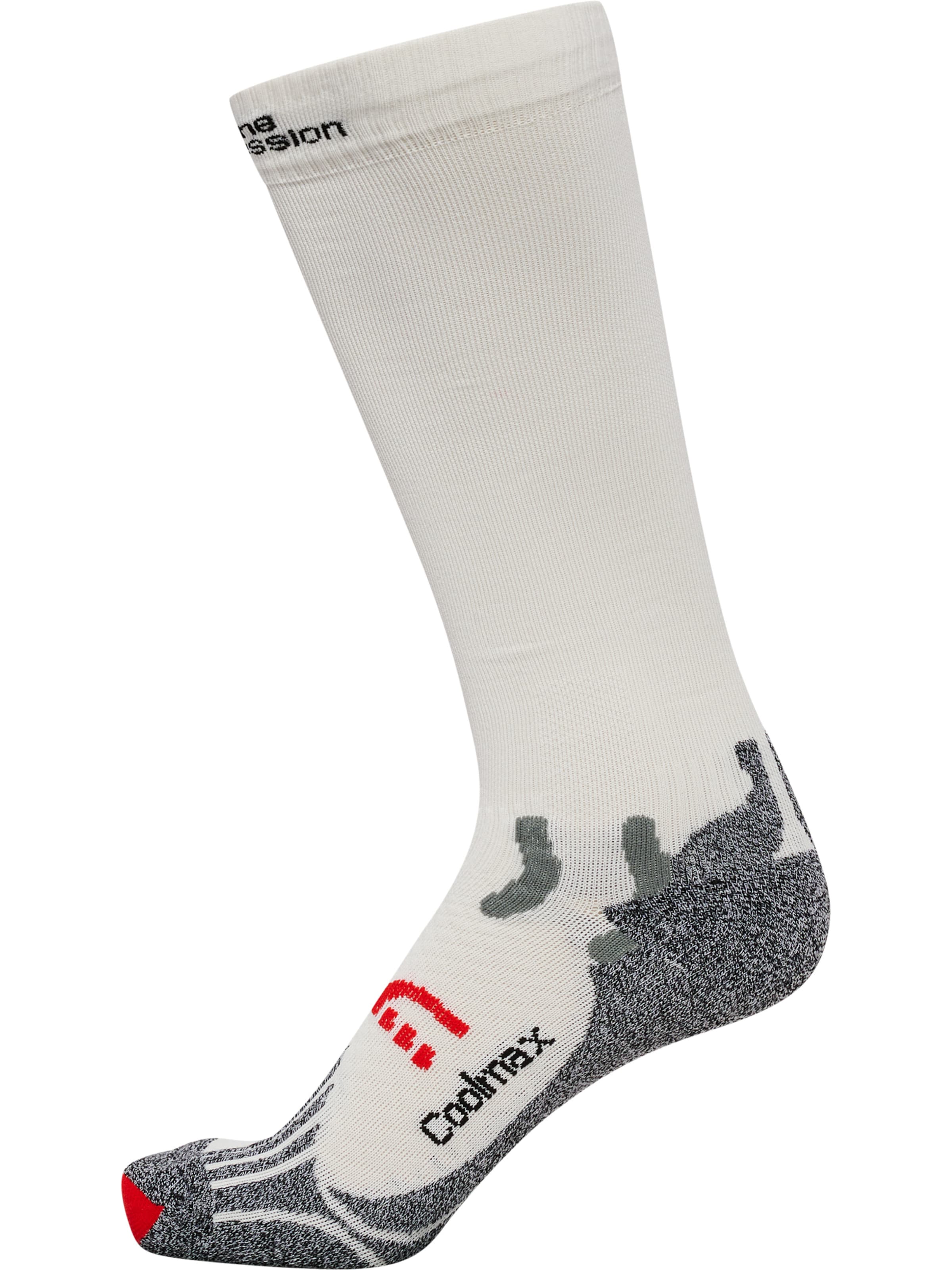 Chaussettes de sport Newline en blanc : devant