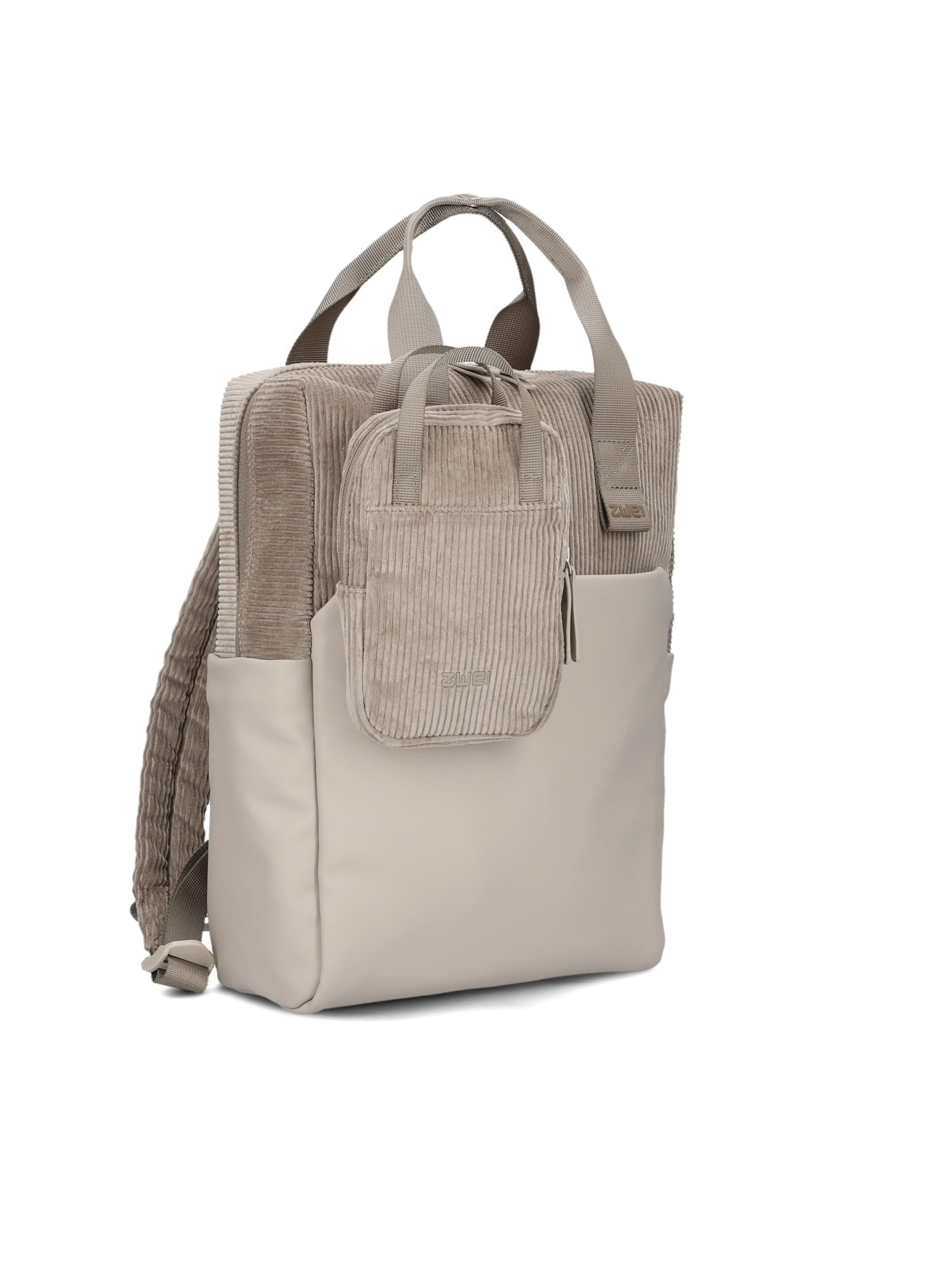 ZWEI - Mochila 'LOU LUR130' en marrón: frente