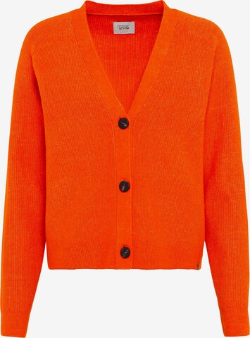 CAMEL ACTIVE Knit Cardigan in Orange: front