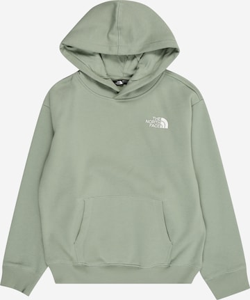 THE NORTH FACE Sportsweatshirt 'ESSENTIAL' in Grün: Vorderseite