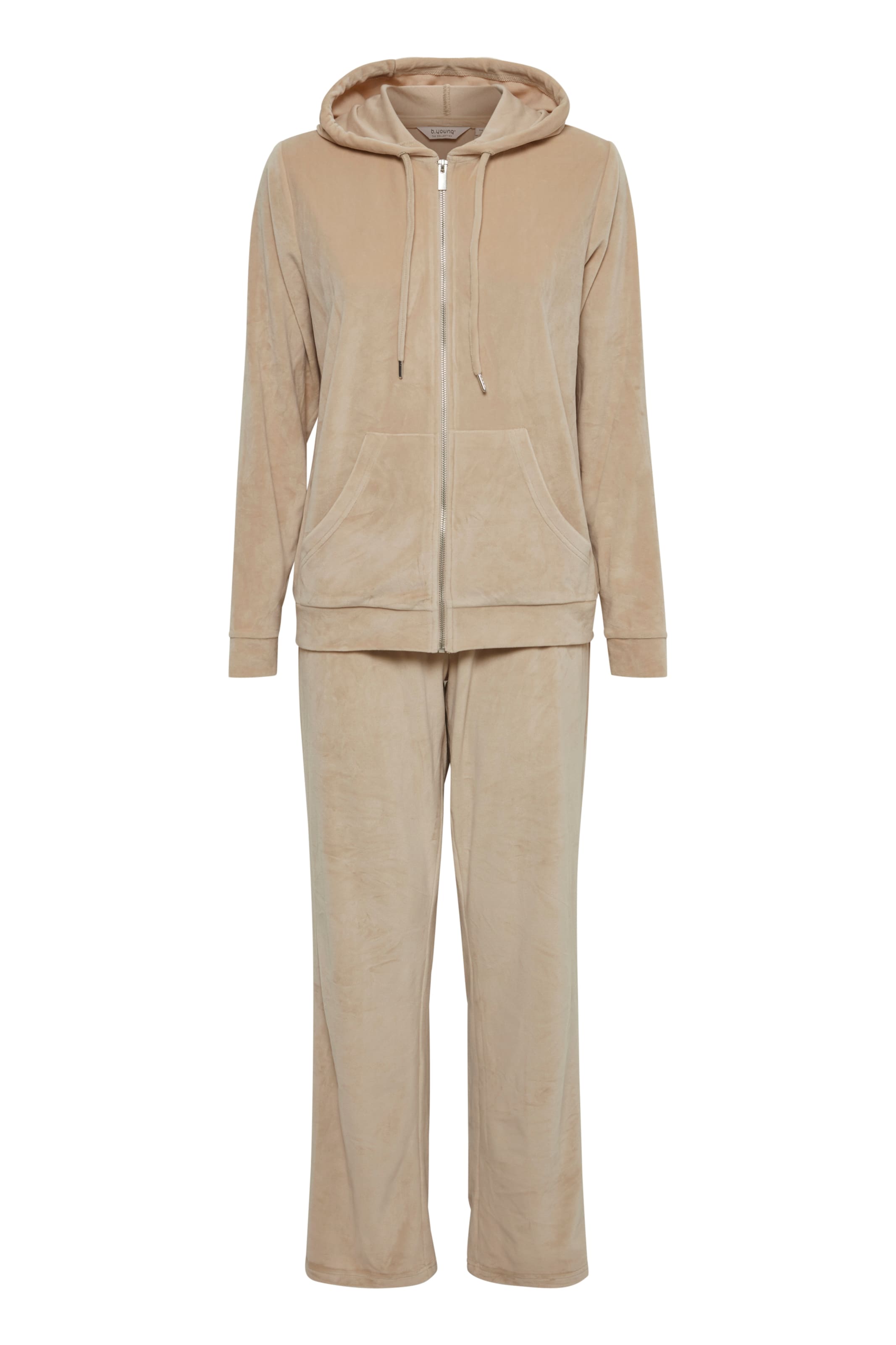Tuta da jogging di b.young in beige: frontale