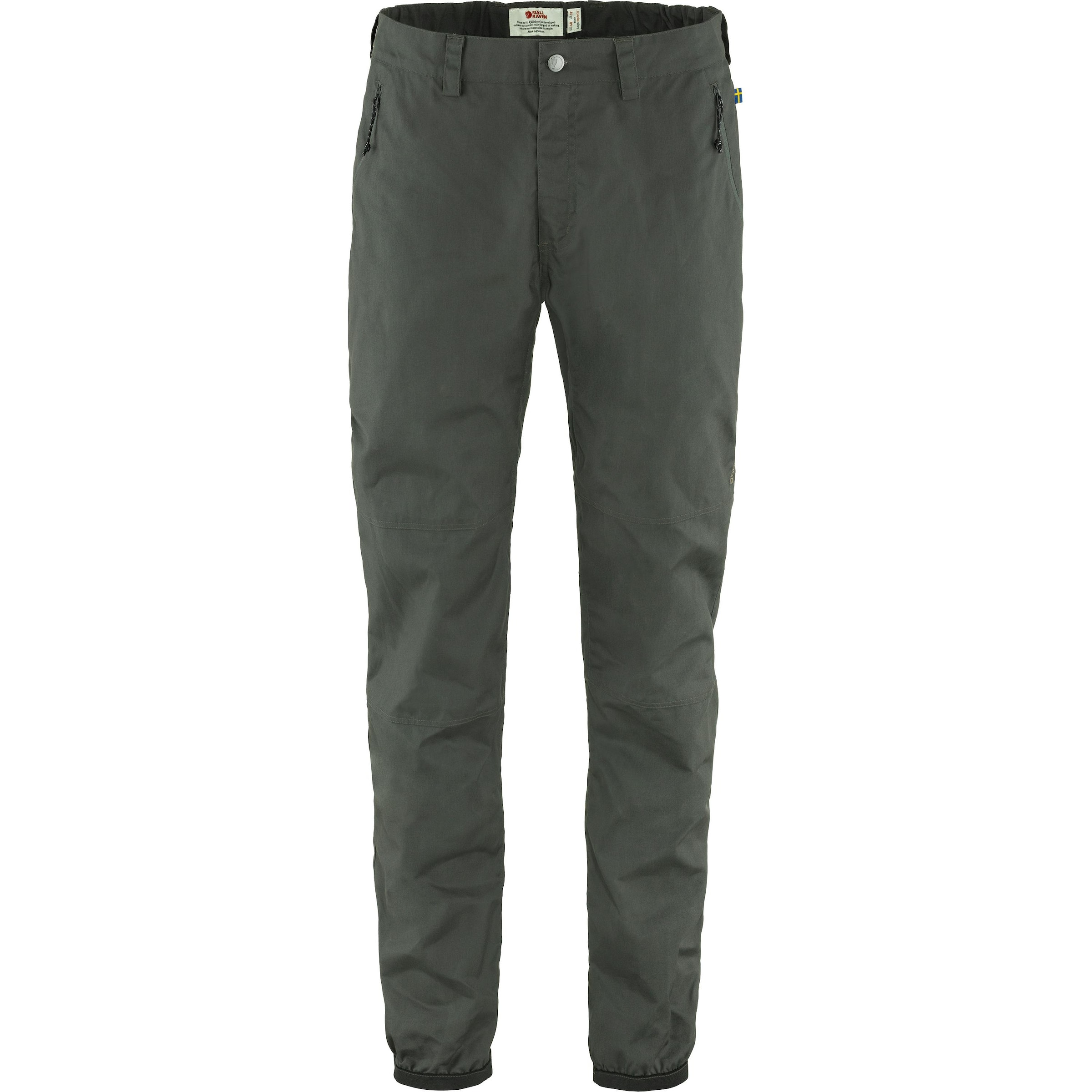 Fjällräven Tapered Hose 'Vardag' in Grau: Vorderseite