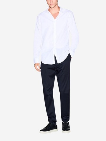 Regular fit Camicia '8NZCBD ZN10Z' di ARMANI EXCHANGE in bianco