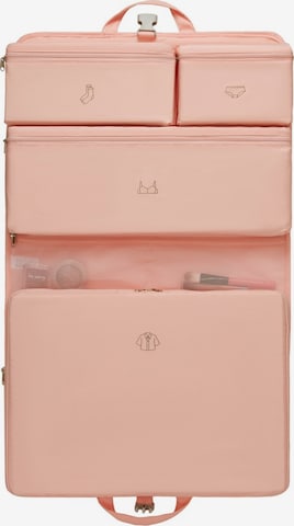 Kono Travel Bag in Pink: front