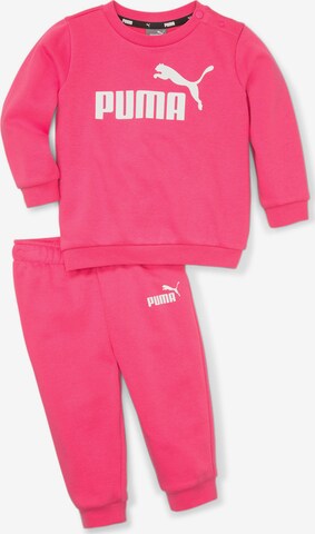 Survêtement 'Minicats' PUMA en rose : devant