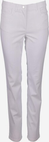 ZERRES Regular Jeans in Wit: voorkant