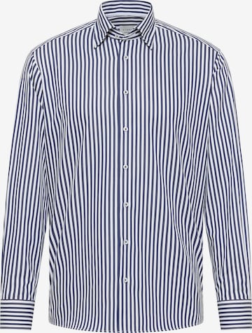 ETERNA Regular fit Zakelijk overhemd in Blauw: voorkant