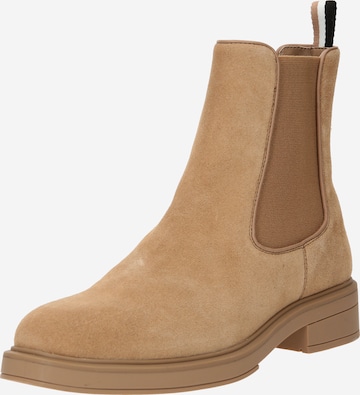 BOSS Black - Botas Chelsea 'Vanity' en beige: frente