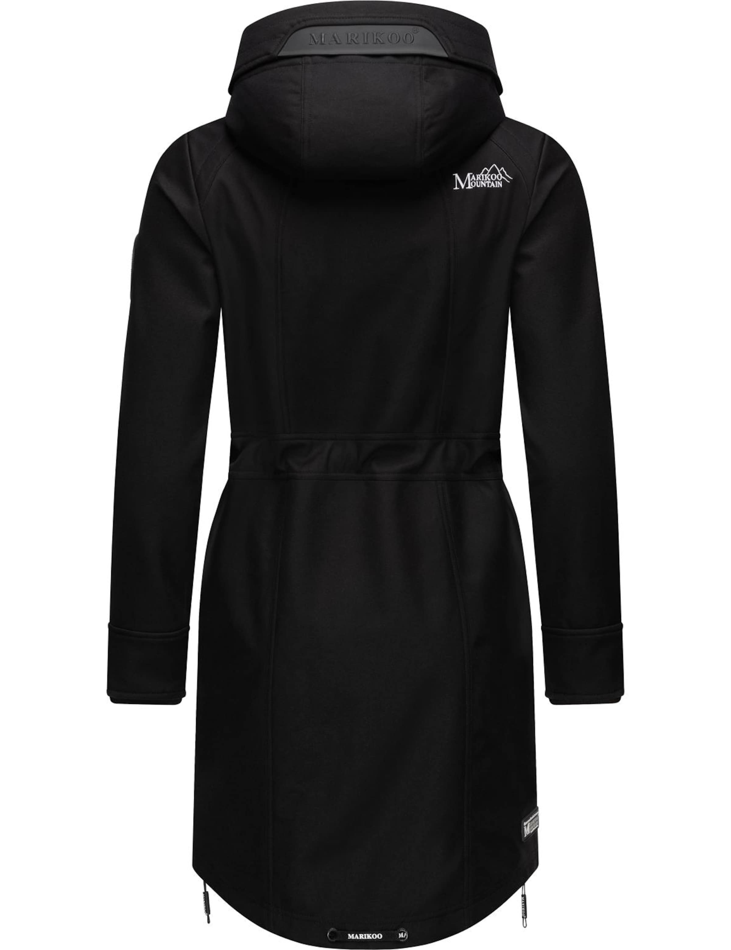 Parka de primăvară-toamnă de la MARIKOO pe negru