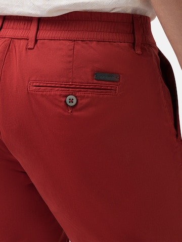 PIERRE CARDIN Regular Chino Pants 'Lyon' in Red