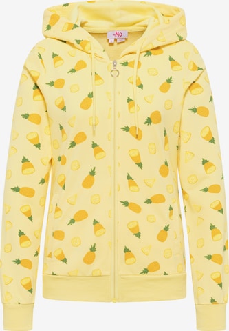 MYMO Zip-Up Hoodie in Yellow: front