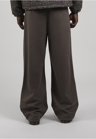 Wide Leg Pantalon à pince 'Powder' Prohibited en marron
