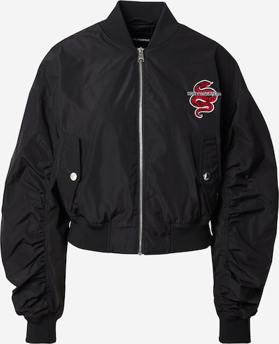 Karl Lagerfeld Jacke in dunkelrot / schwarz / weiß, Produktansicht