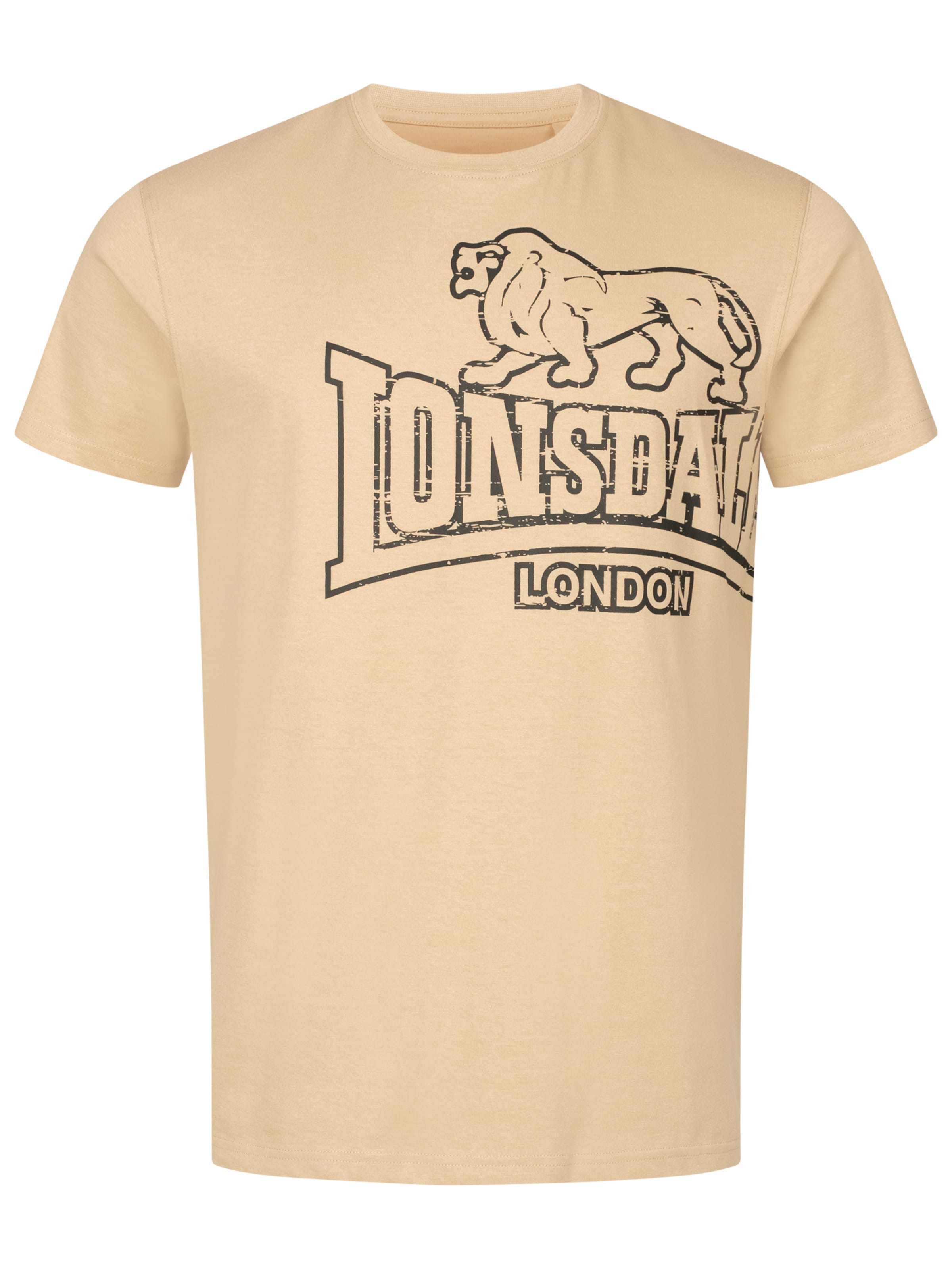 Maglietta 'Langsett' di LONSDALE in beige: frontale