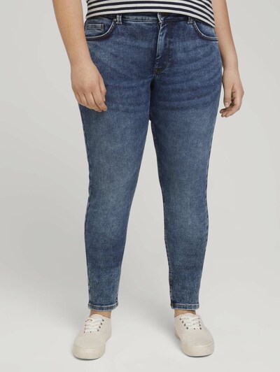 MY TRUE ME Jeans in de kleur Blauw denim, Modelweergave