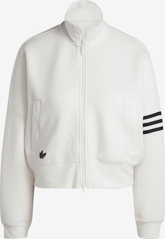 Veste de survêtement 'Neuclassics' ADIDAS ORIGINALS en blanc : devant