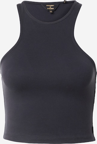 Superdry Top in Schwarz: Vorderseite